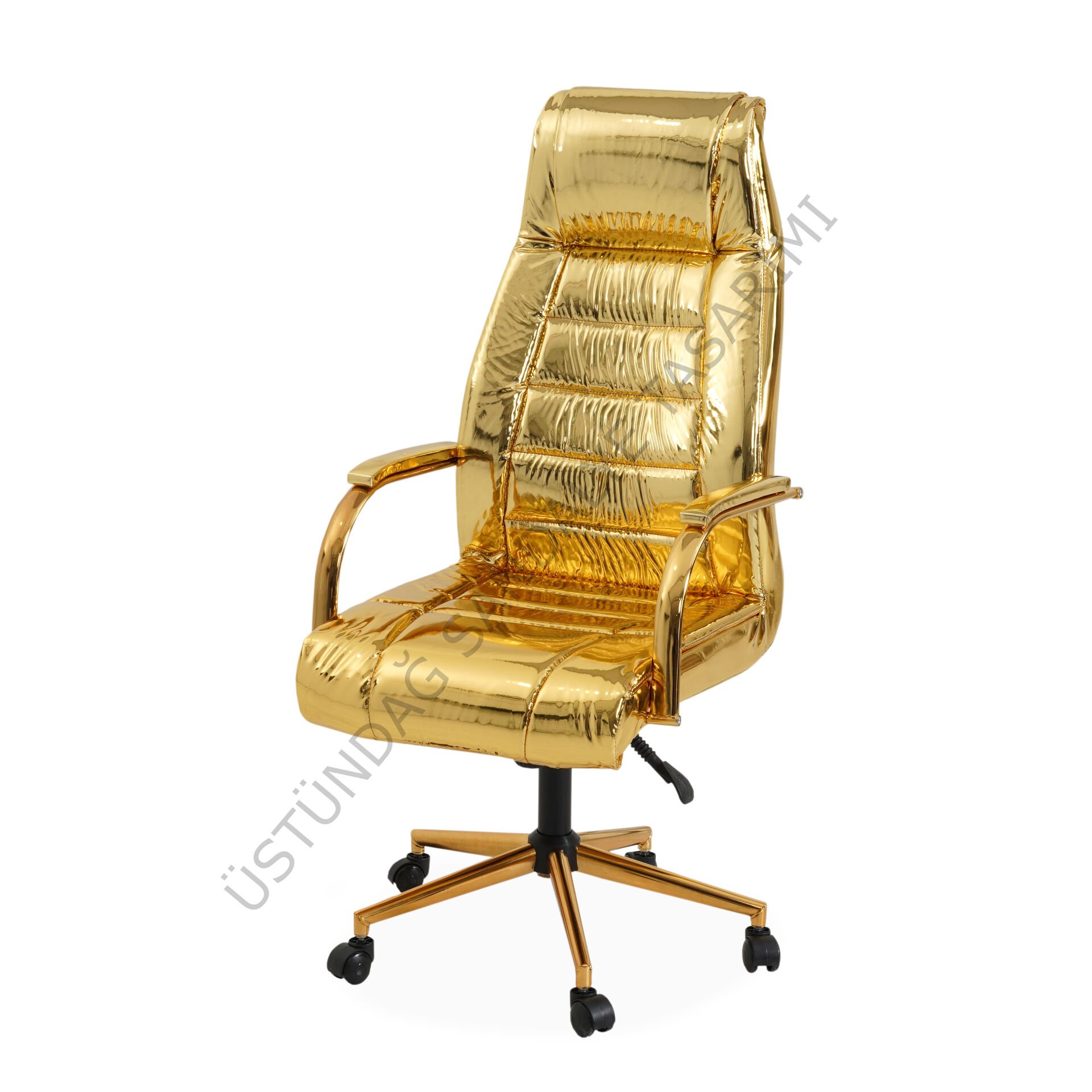 Gold Deri Patron Koltuğu